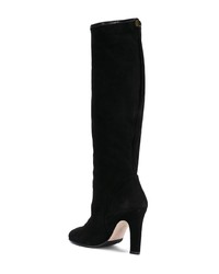 Bottes hauteur genou en daim noires Stuart Weitzman