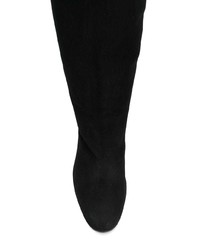 Bottes hauteur genou en daim noires Stuart Weitzman