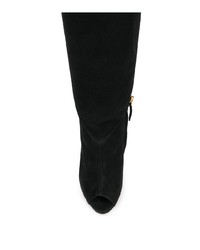 Bottes hauteur genou en daim noires Giuseppe Zanotti