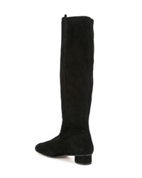 Bottes hauteur genou en daim noires Stuart Weitzman