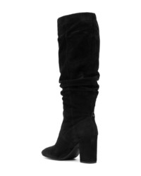 Bottes hauteur genou en daim noires Coach