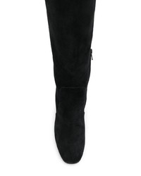 Bottes hauteur genou en daim noires Antonio Barbato