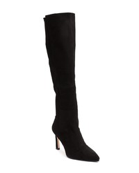 Bottes hauteur genou en daim noires Stuart Weitzman