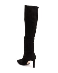 Bottes hauteur genou en daim noires Stuart Weitzman