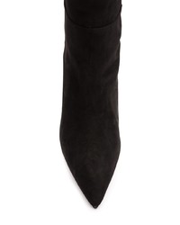 Bottes hauteur genou en daim noires Stuart Weitzman