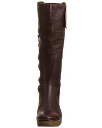 Bottes hauteur genou marron foncé Fly London