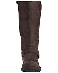 Bottes hauteur genou marron Rocket Dog