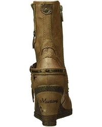 Bottes marron clair Mustang