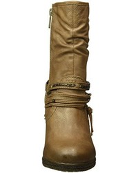 Bottes marron clair Mustang