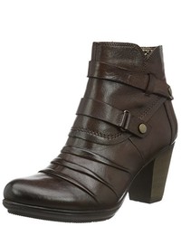 Bottes marron foncé Andrea Conti