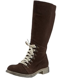 Bottes marron foncé Andrea Conti