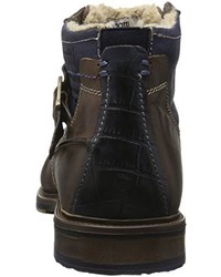 Bottes marron foncé Bugatti