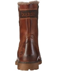 Bottes marron foncé Bugatti