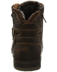 Bottes marron foncé Bugatti