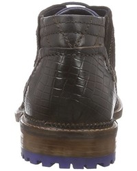 Bottes marron foncé Bugatti