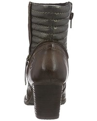 Bottes marron foncé Bugatti