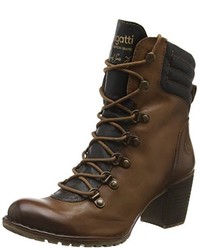 Bottes marron foncé Bugatti