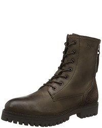 Bottes marron foncé Bugatti