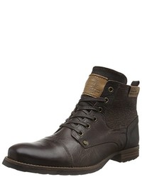 Bottes marron foncé Bullboxer