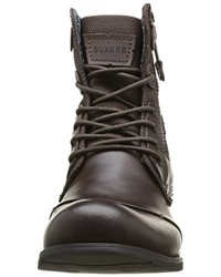 Bottes marron foncé Bunker