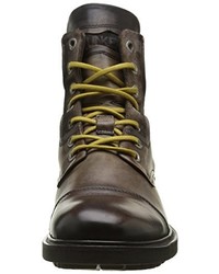 Bottes marron foncé Bunker