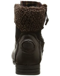 Bottes marron foncé Bunker