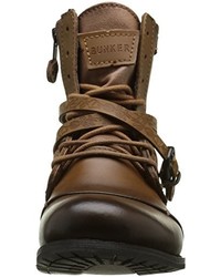 Bottes marron foncé Bunker