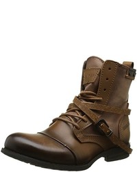 Bottes marron foncé Bunker