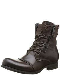 Bottes marron foncé Bunker