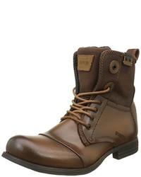 Bottes marron foncé Bunker