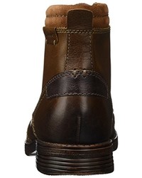 Bottes marron foncé Clarks