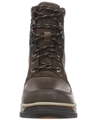 Bottes marron foncé Clarks