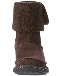 Bottes marron foncé Clarks