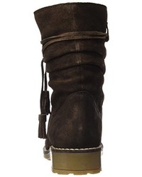 Bottes marron foncé Coronel Tapiocca