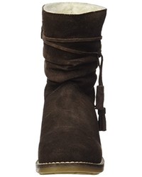 Bottes marron foncé Coronel Tapiocca