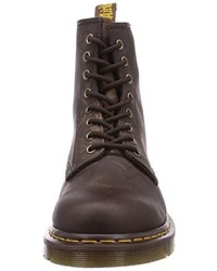 Bottes marron foncé Dr. Martens