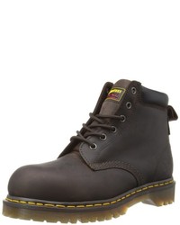 Bottes marron foncé Dr. Martens