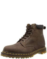 Bottes marron foncé Dr. Martens