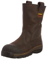 Bottes marron foncé Dr. Martens