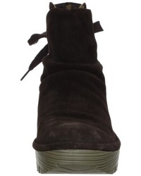 Bottes marron foncé Fly London