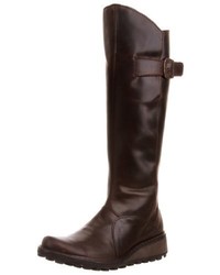 Bottes marron foncé Fly London