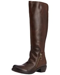 Bottes marron foncé Fly London