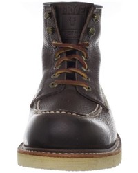 Bottes marron foncé Frye