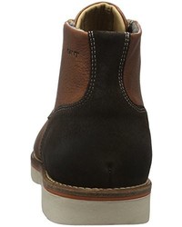 Bottes marron foncé Gant