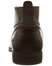 Bottes marron foncé Kickers