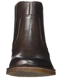 Bottes marron foncé Kickers