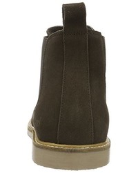 Bottes marron foncé Kickers