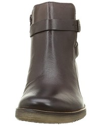 Bottes marron foncé Kickers