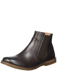 Bottes marron foncé Kickers