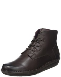 Bottes marron foncé Kickers